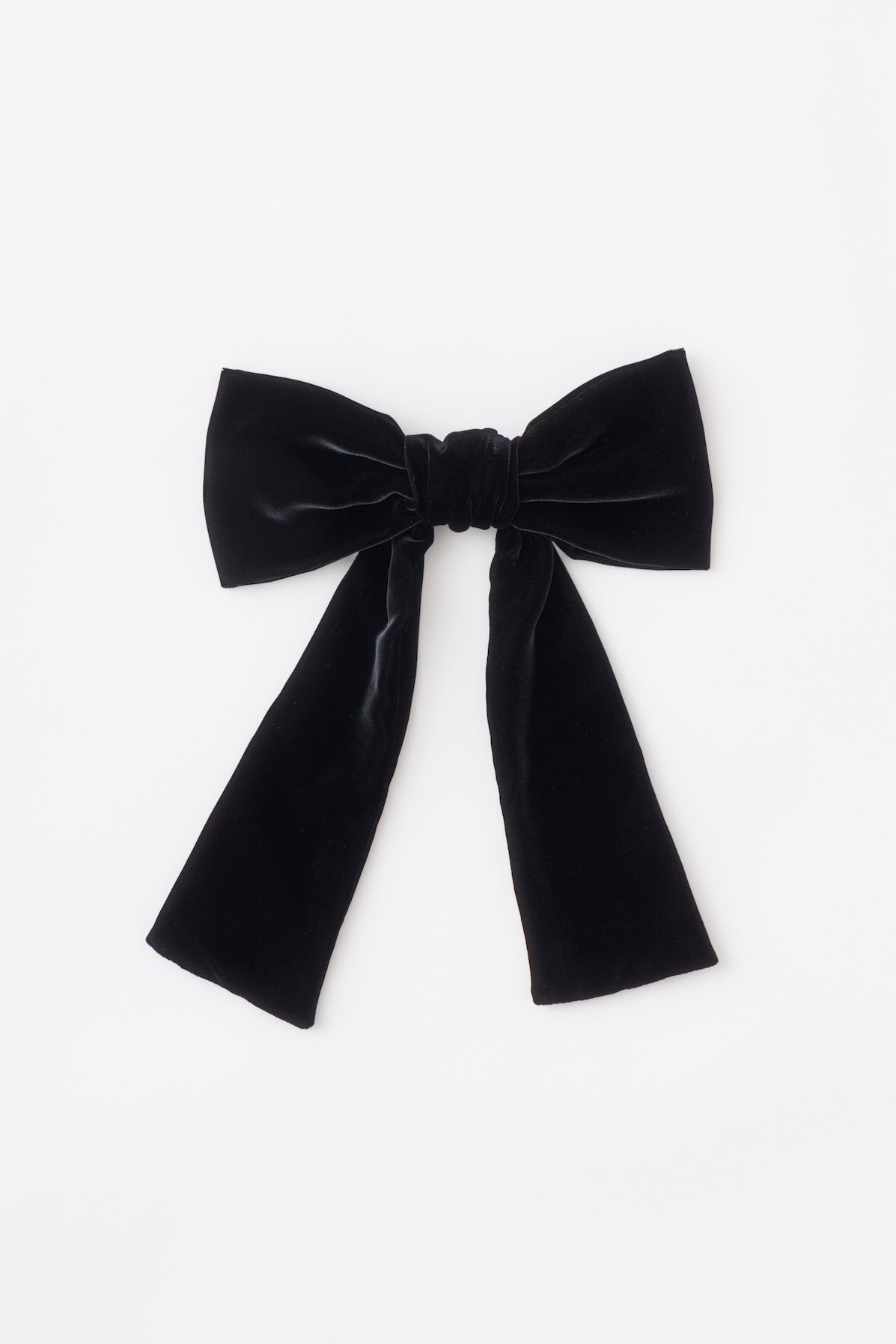 VELVET BOW HAIR CLIP - FETICO