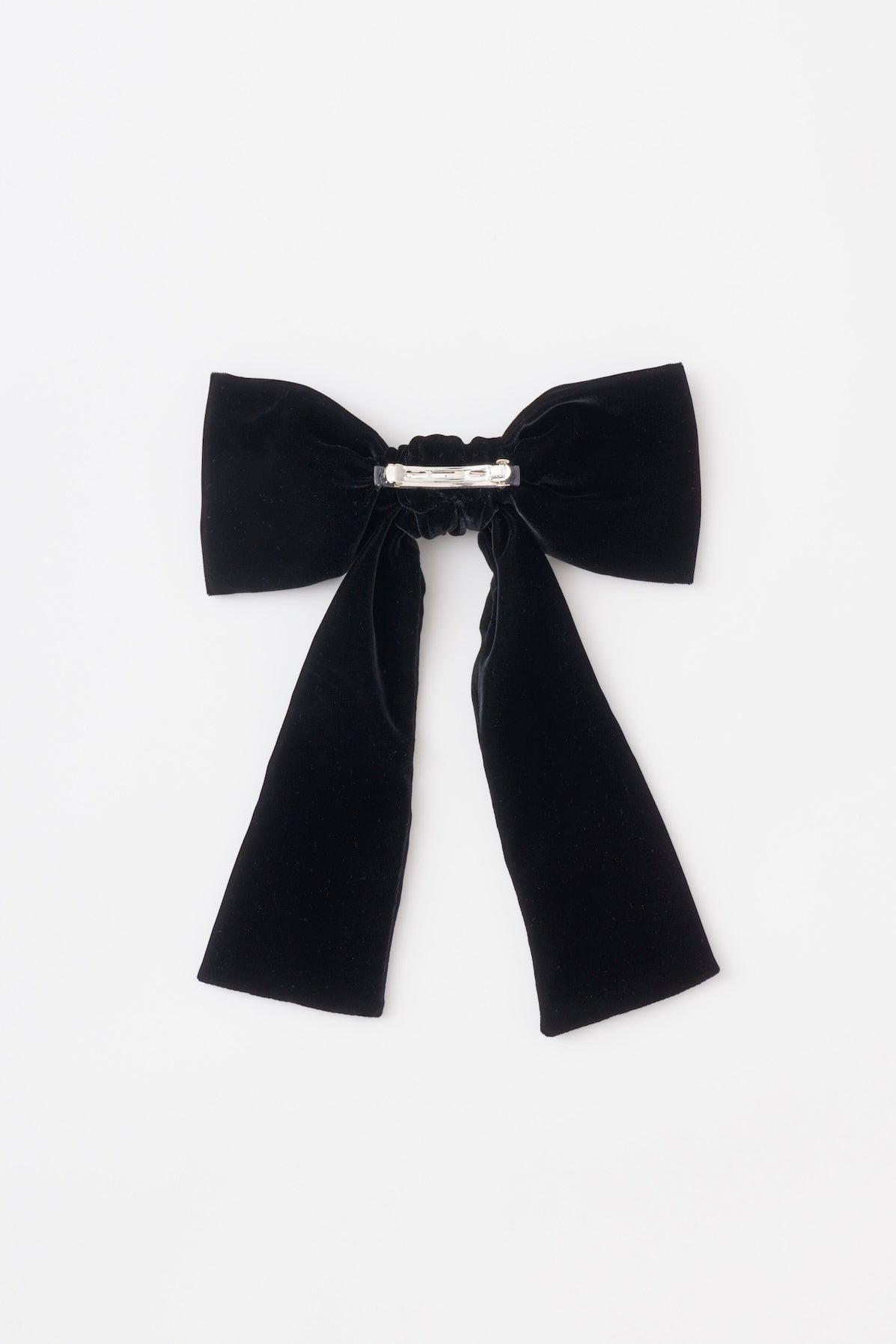 VELVET BOW HAIR CLIP - FETICO