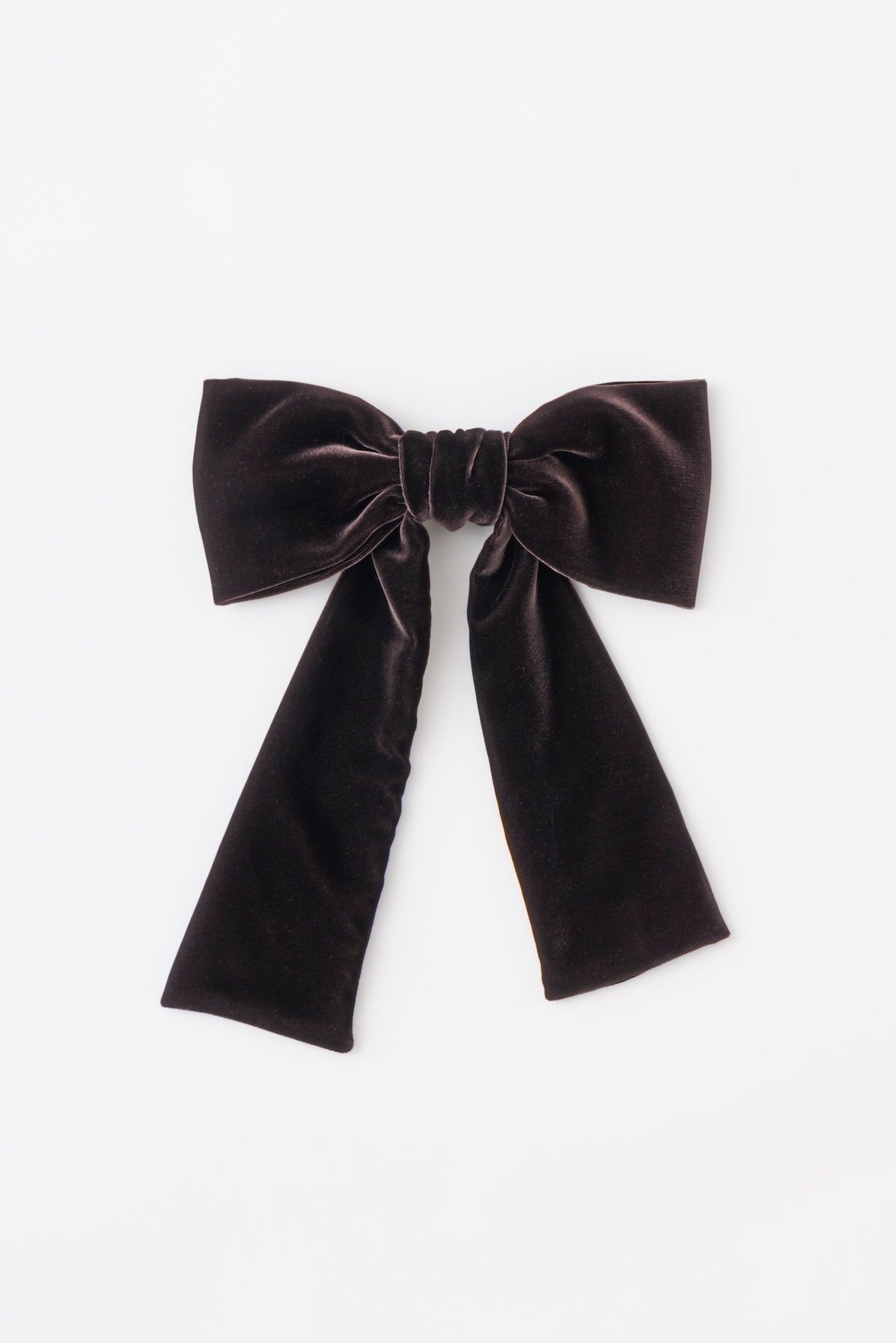 VELVET BOW HAIR CLIP - FETICO