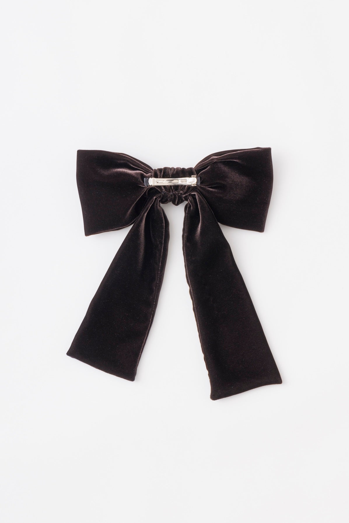 VELVET BOW HAIR CLIP - FETICO