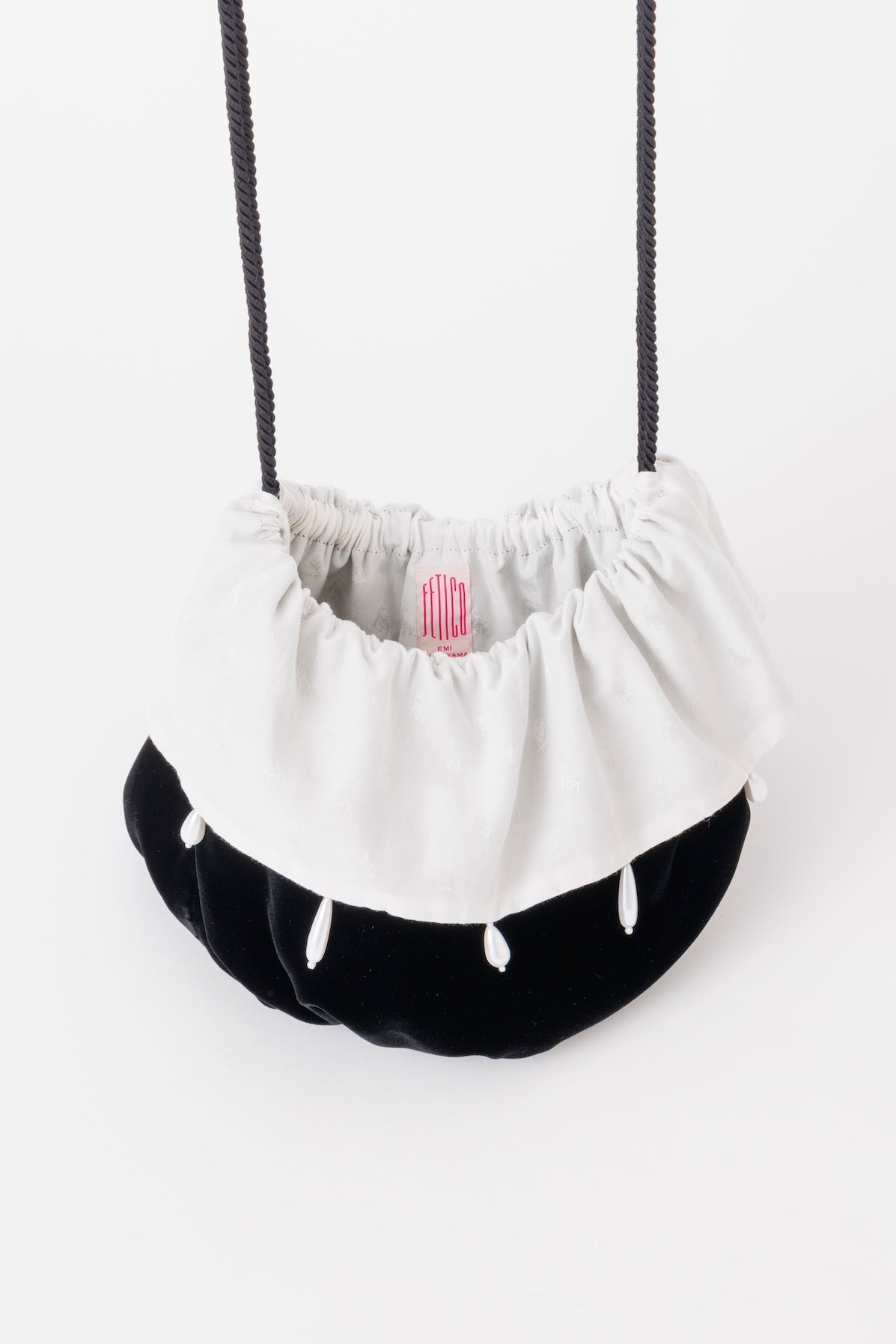 VELVET DRAWSTRING BAG - FETICO