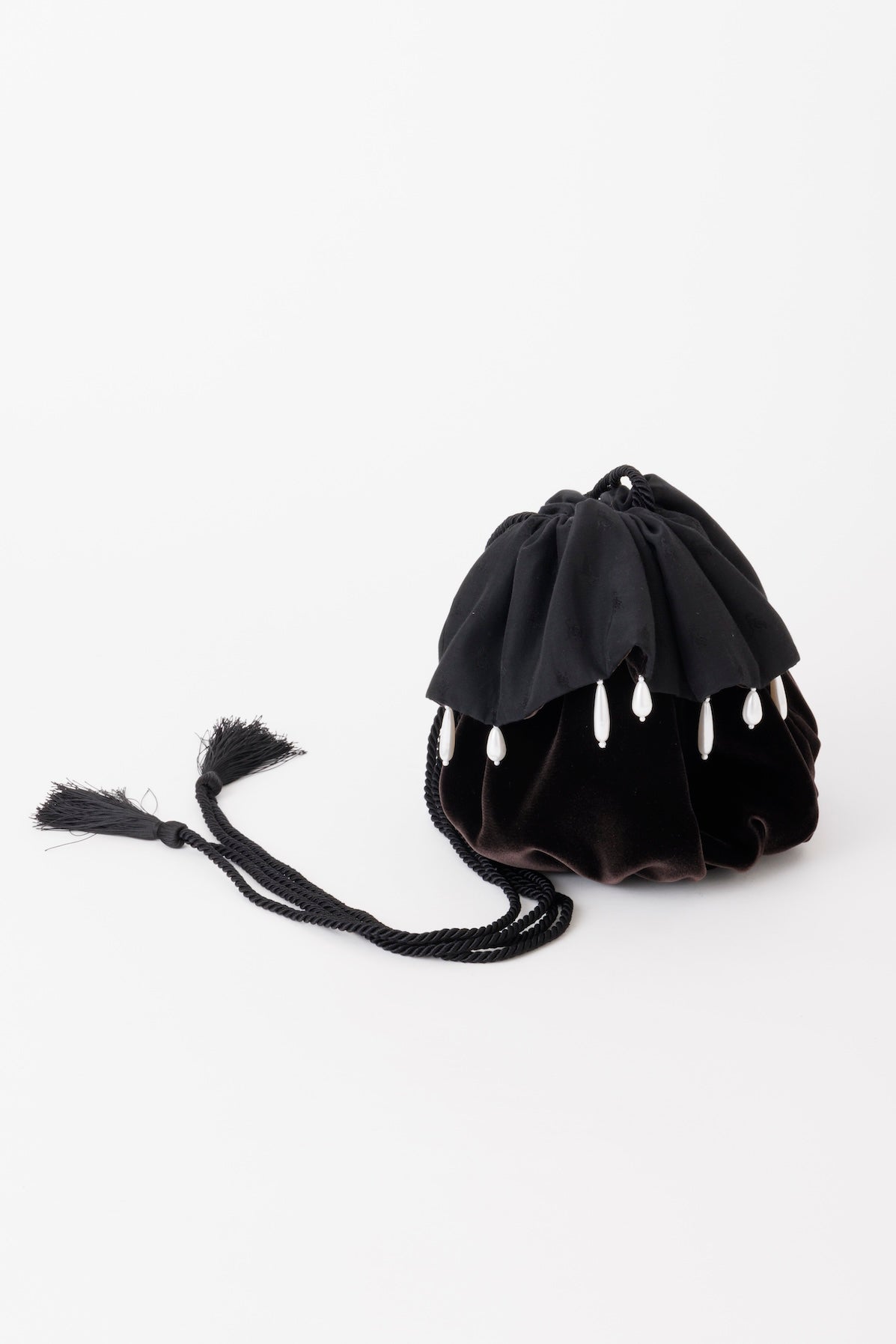 VELVET DRAWSTRING BAG - FETICO