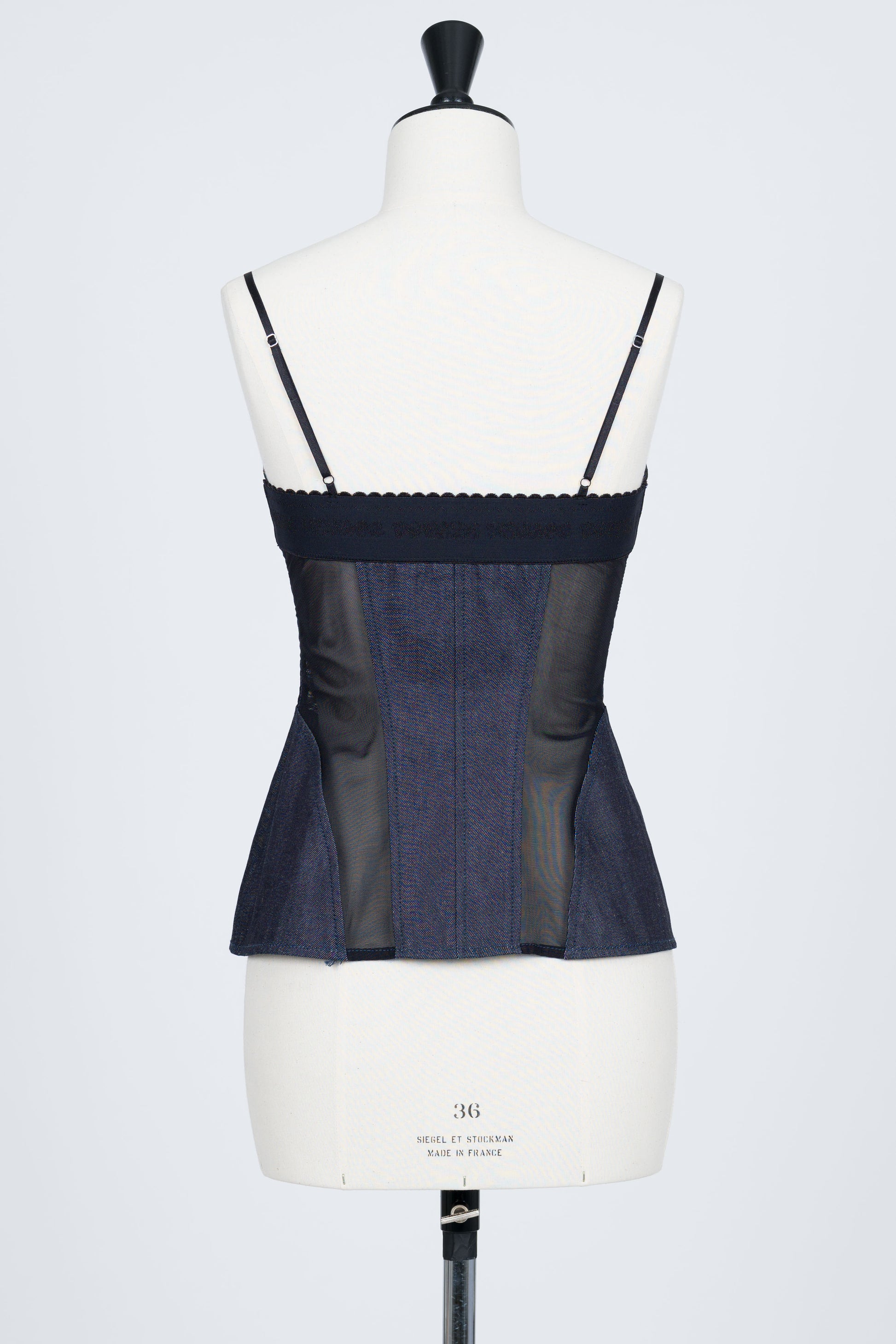 ORGANIC COTTON DENIM BUSTIER - FETICO
