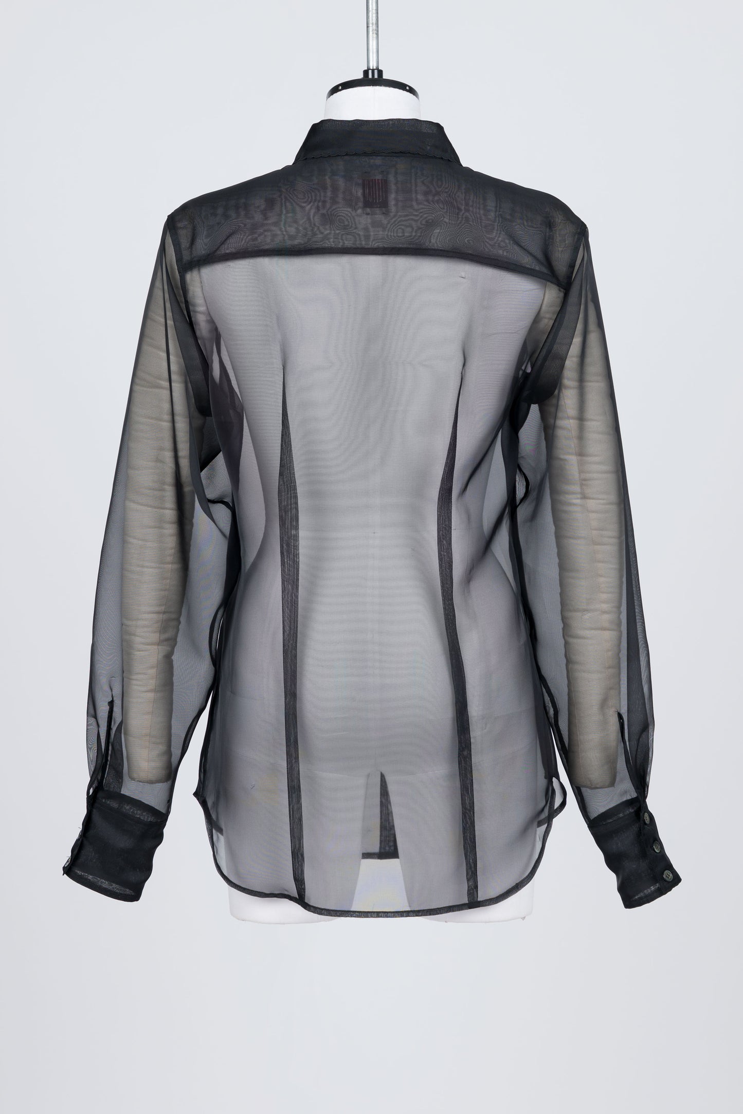 ROSE EMBROIDERED SHEER SHIRT - FETICO
