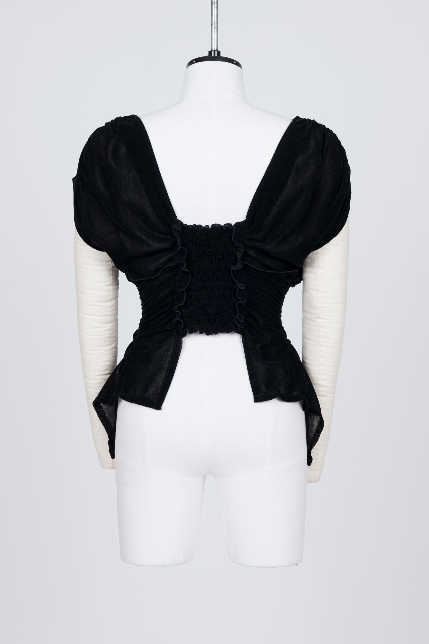 VELVET TULLE SHIRRING TOP - FETICO