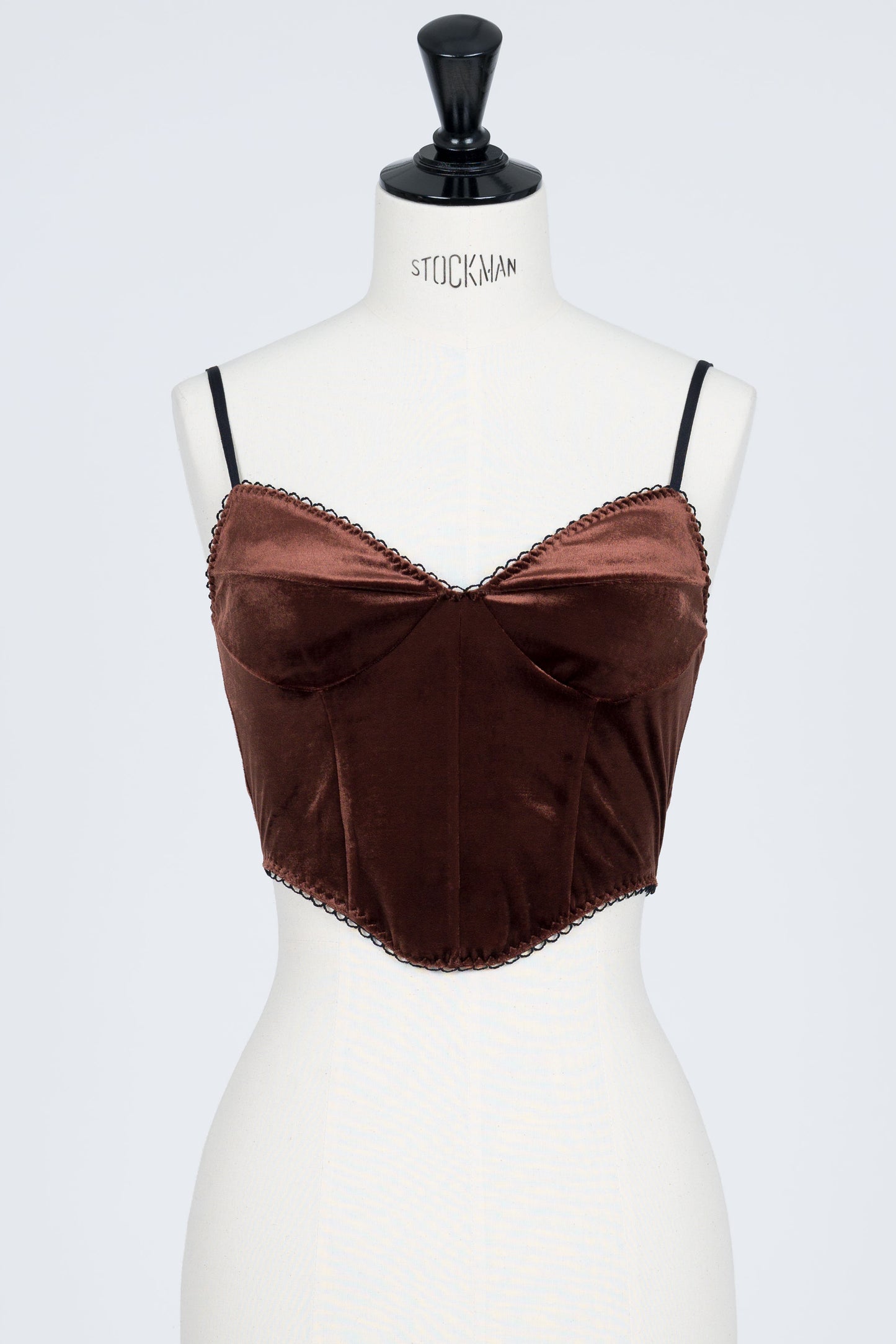 VELOUR CORSET CAMI - FETICO