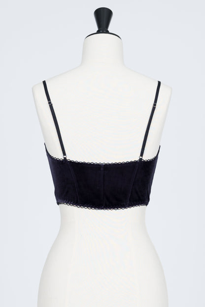 VELOUR CORSET CAMI - FETICO