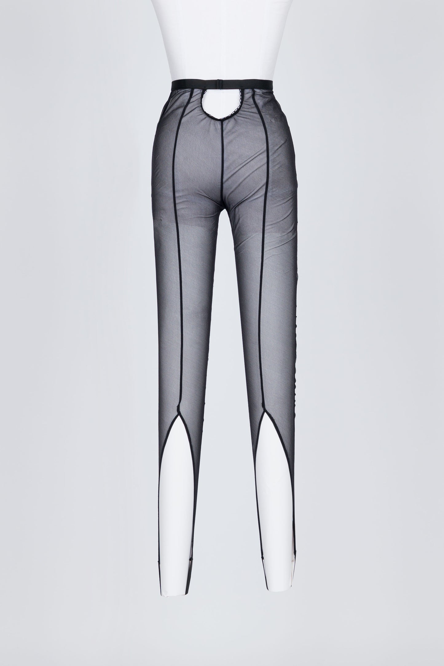 CUT-OUT SHEER LEGGINGS - FETICO