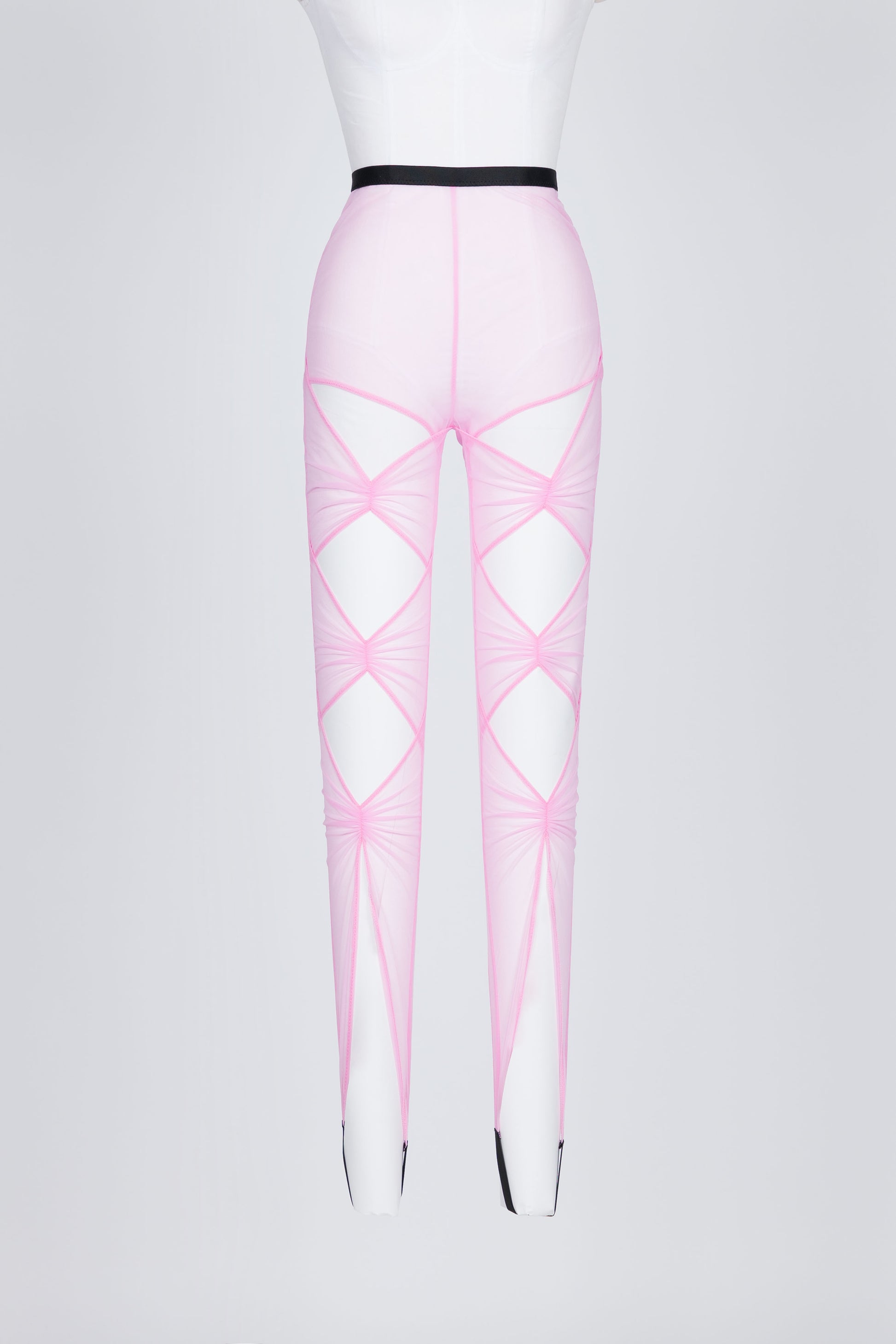 CUT-OUT SHEER LEGGINGS - FETICO