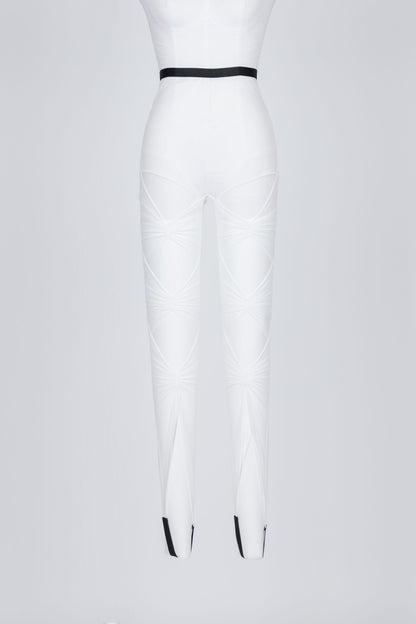 CUT-OUT SHEER LEGGINGS - FETICO