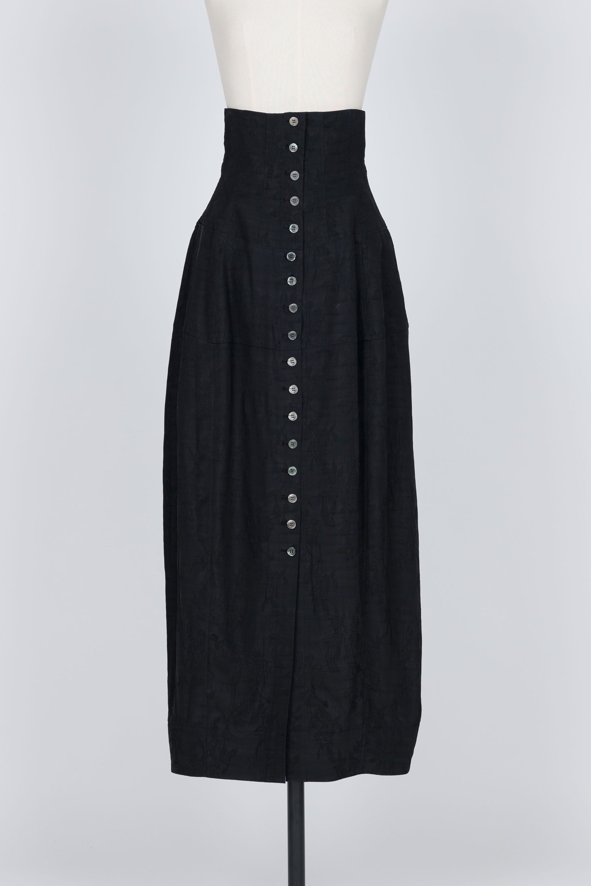 ROSE JACQUARD MAXI SKIRT - FETICO