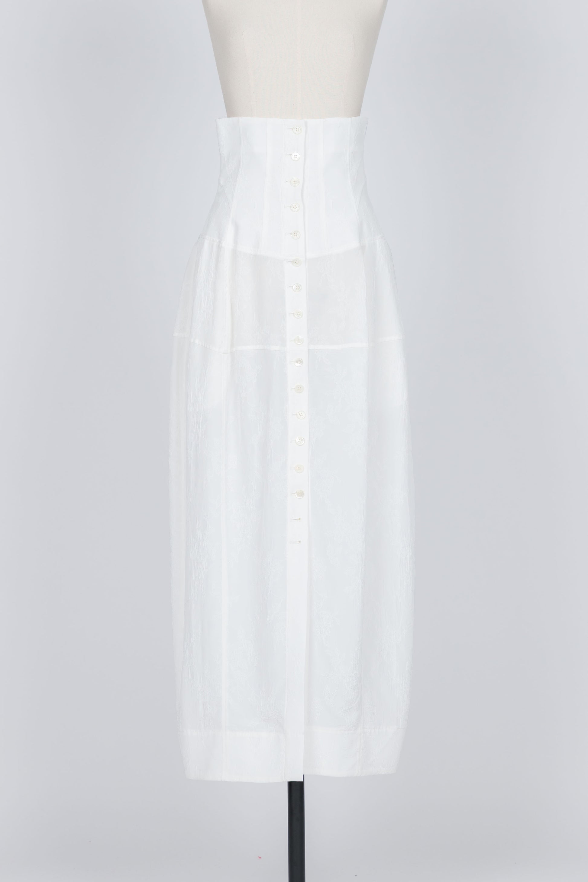 ROSE JACQUARD MAXI SKIRT - FETICO