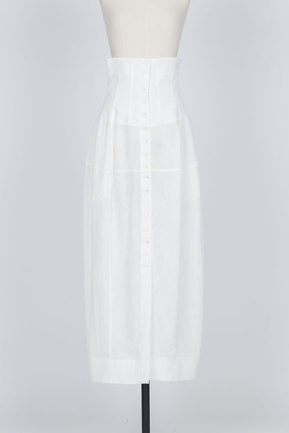 ROSE JACQUARD MAXI SKIRT - FETICO
