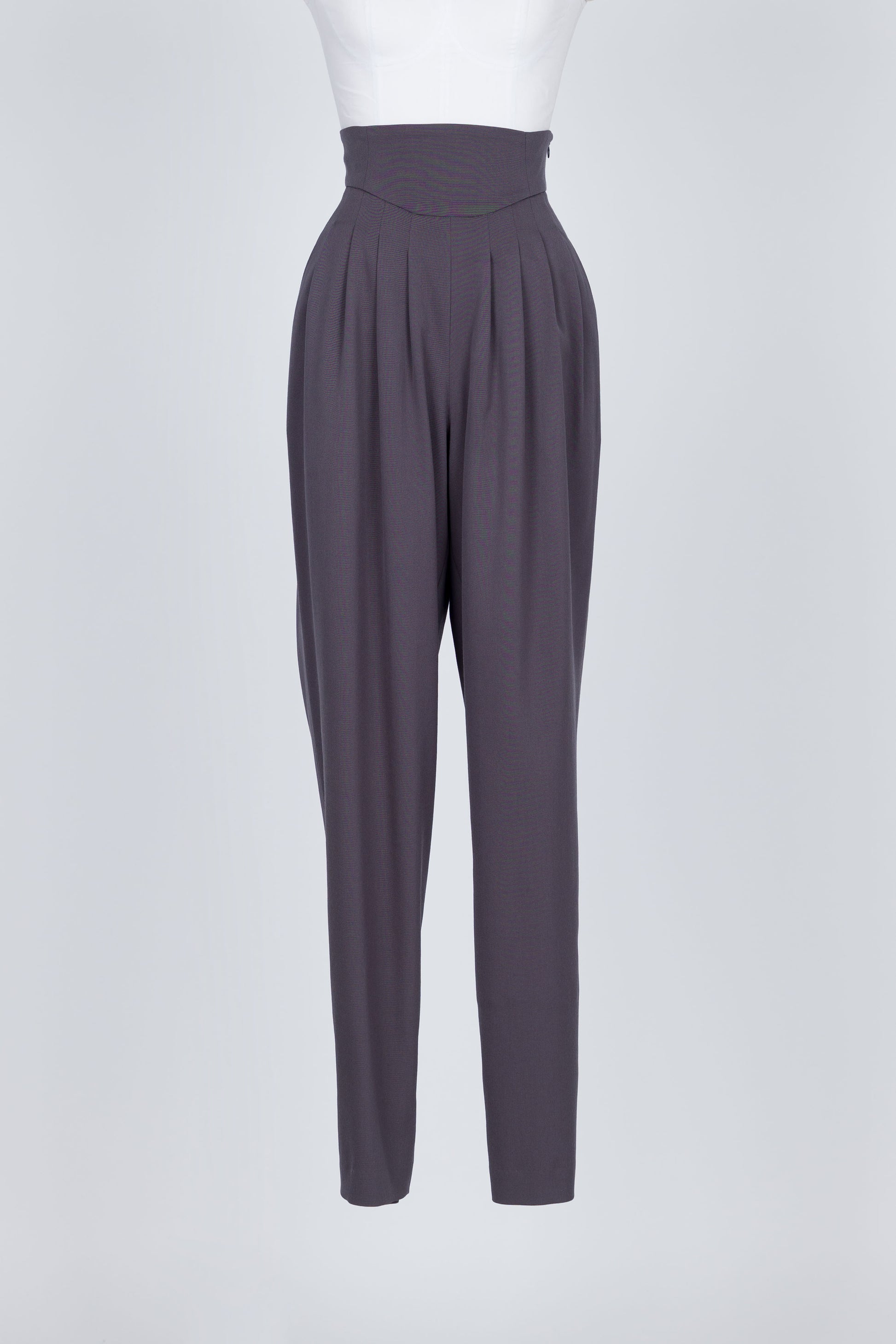 HIGH-WAIST PLEATED TROUSERS - FETICO