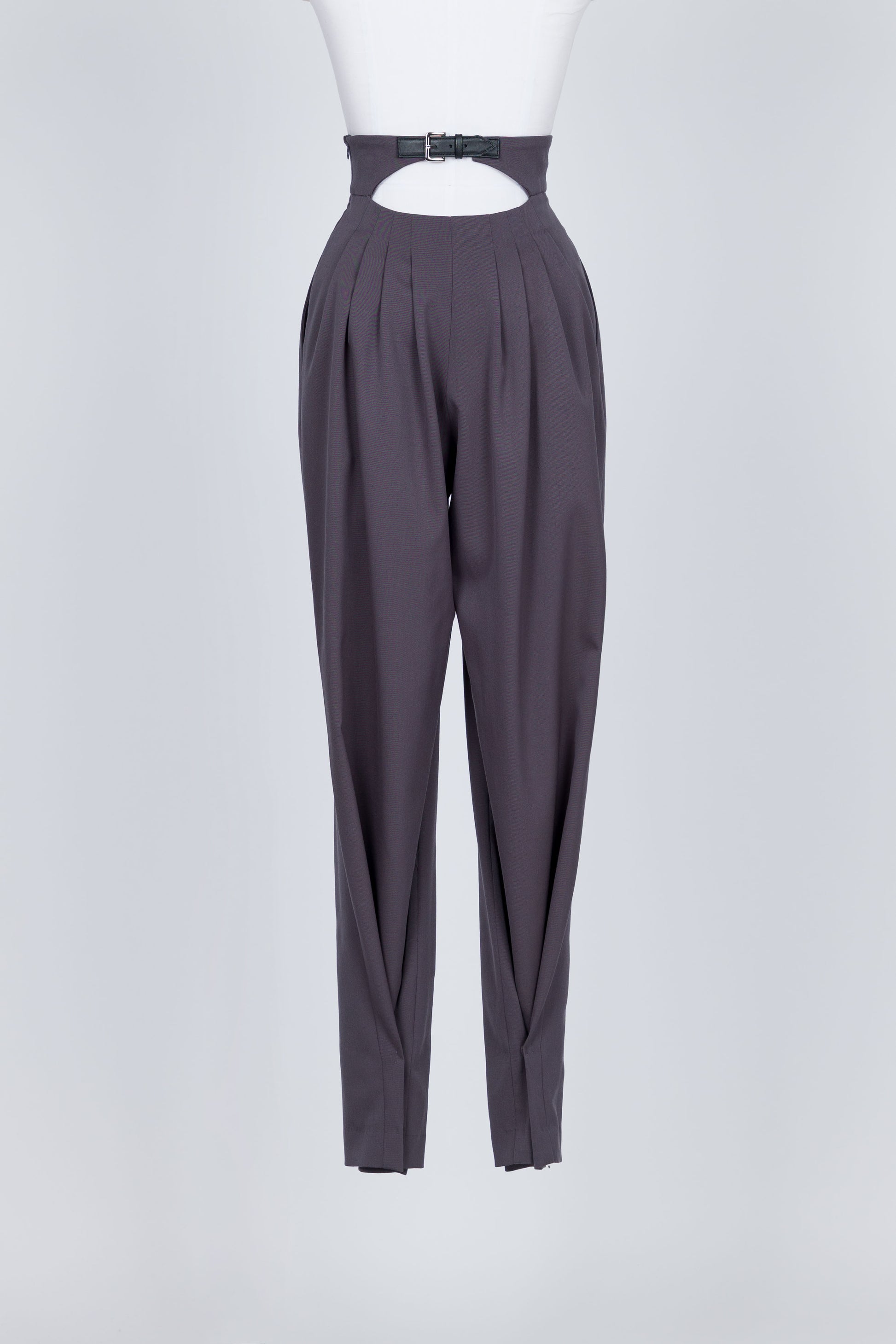 HIGH-WAIST PLEATED TROUSERS - FETICO