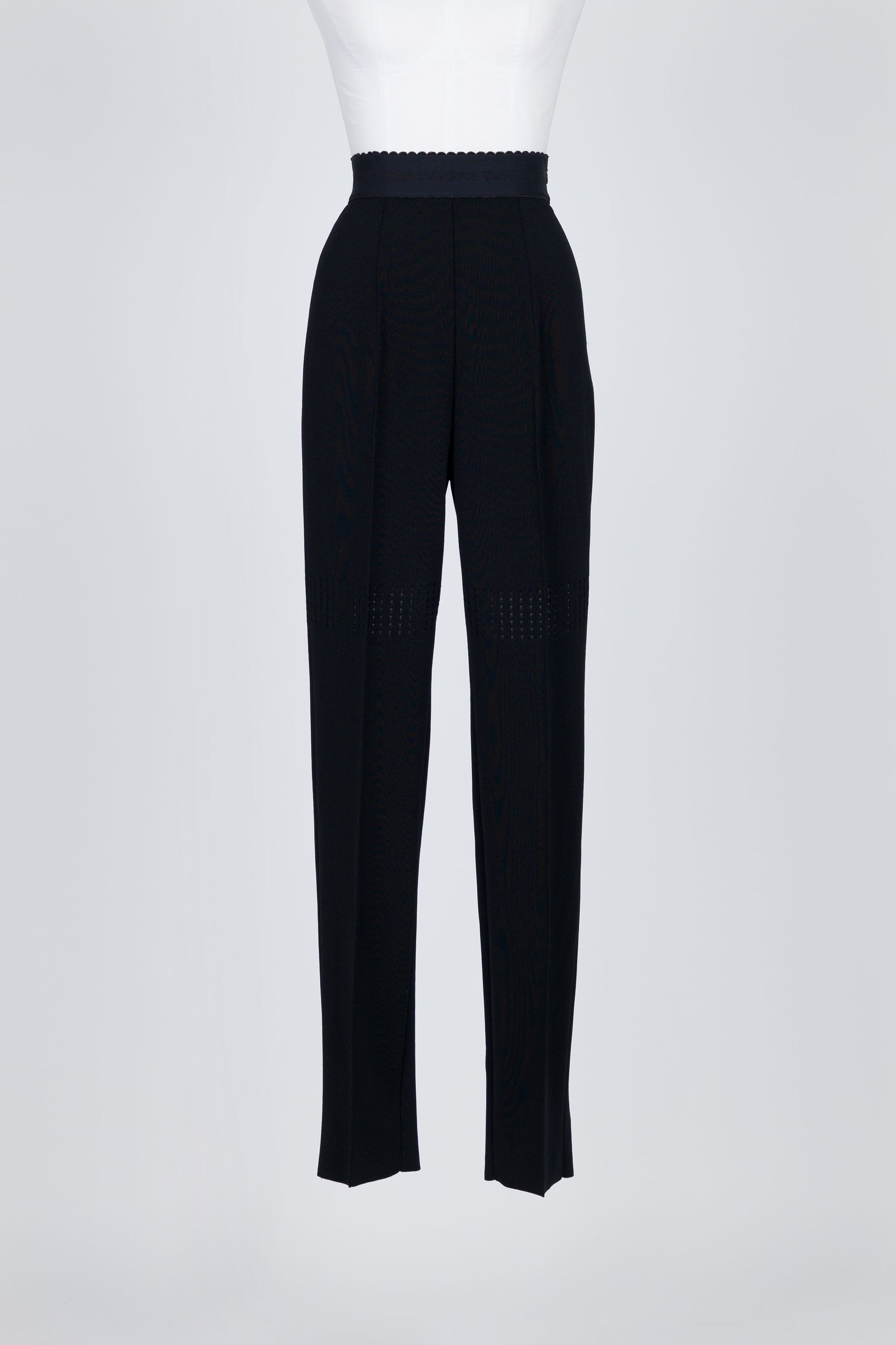HIGH-WAISTED KNIT TROUSERS - FETICO