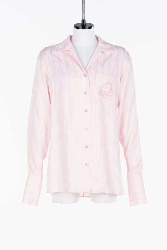 ROSE JAQUARD STRIPE SHIRT - FETICO