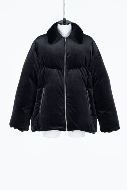 VELOUR DOWN COAT - FETICO