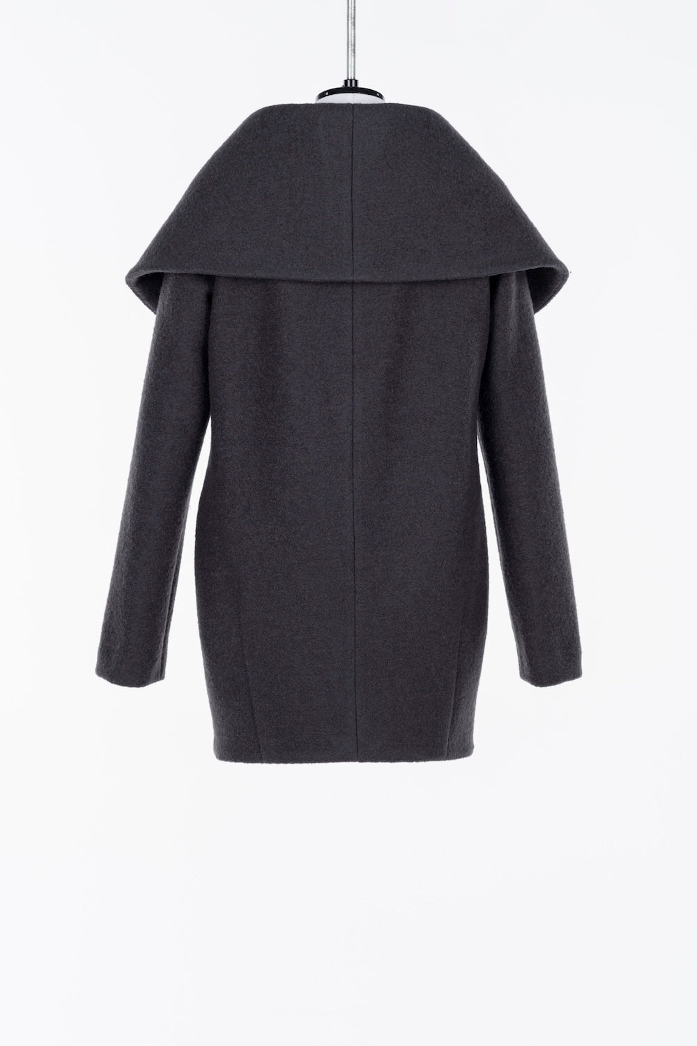 BOUCLE WOOL CAPE COAT - FETICO
