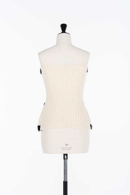 BOUCLE KNIT BUSTIER - FETICO