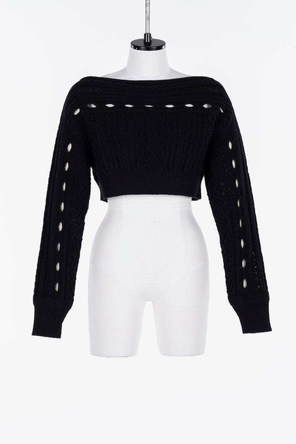 CABLE KNIT SHORT JUMPER - FETICO