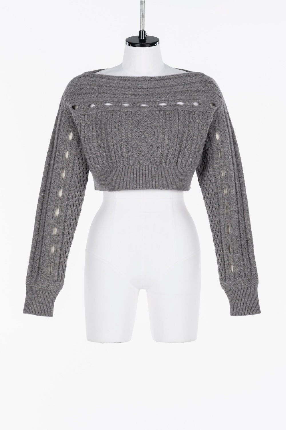CABLE KNIT SHORT JUMPER - FETICO