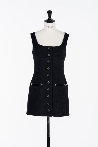 BOUCLE WOOL MINI DRESS - FETICO