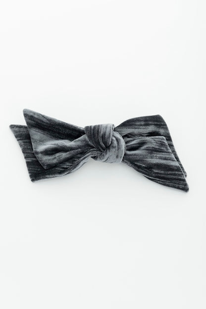 VELVET BOW HAIR CLIP - FETICO