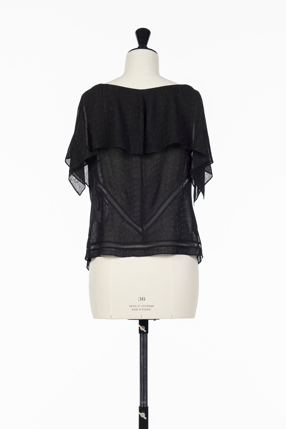 LACE JACQUARD TOP - FETICO