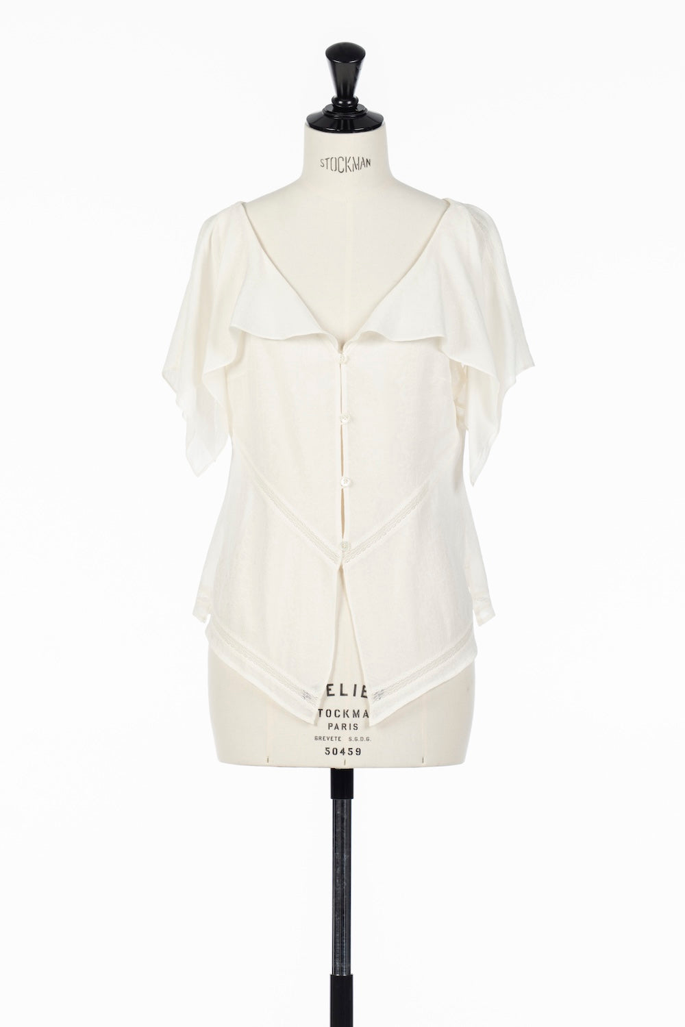 LACE JACQUARD TOP - FETICO