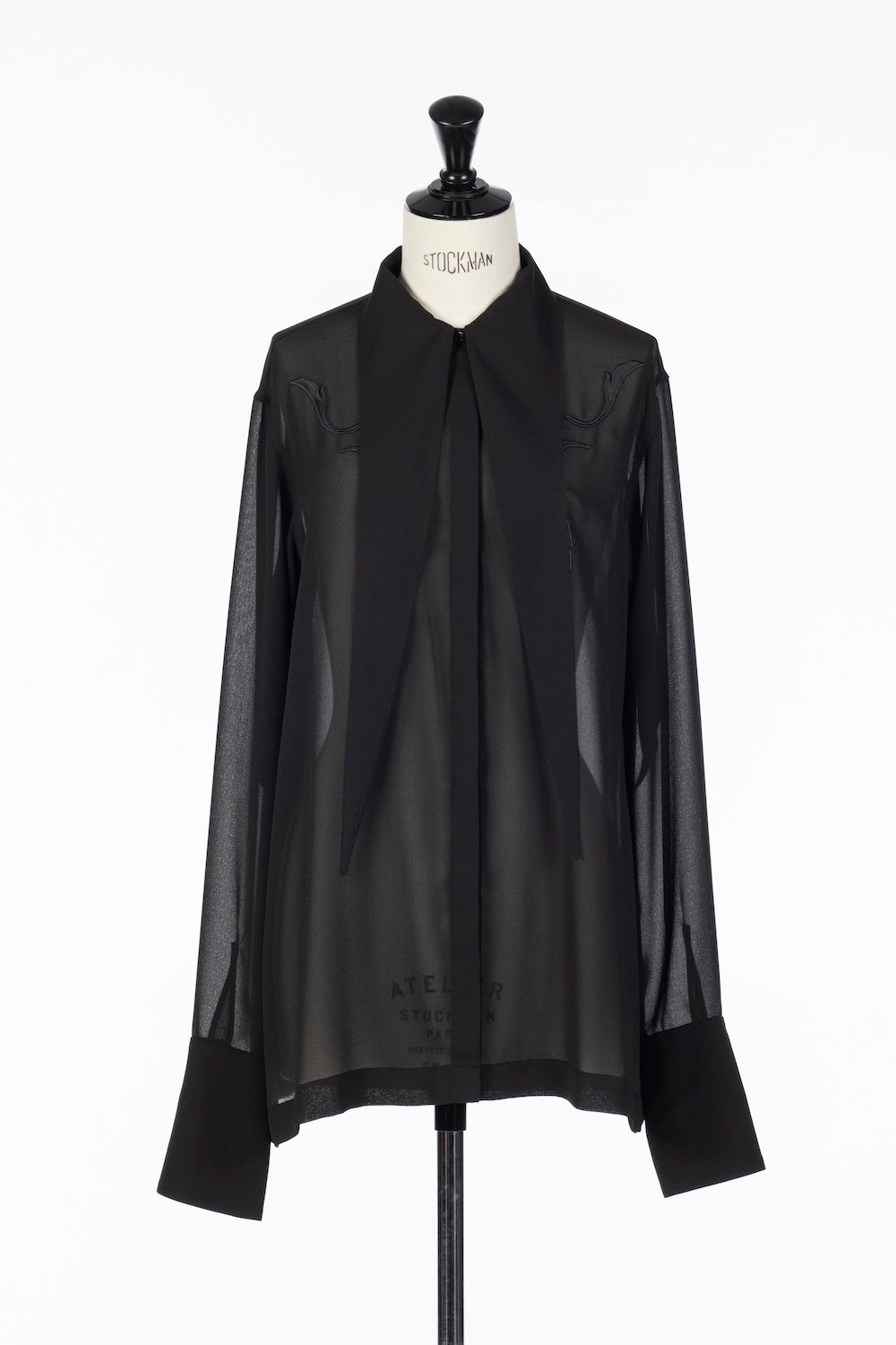 EMBROIDERED SHEER SHIRT - FETICO