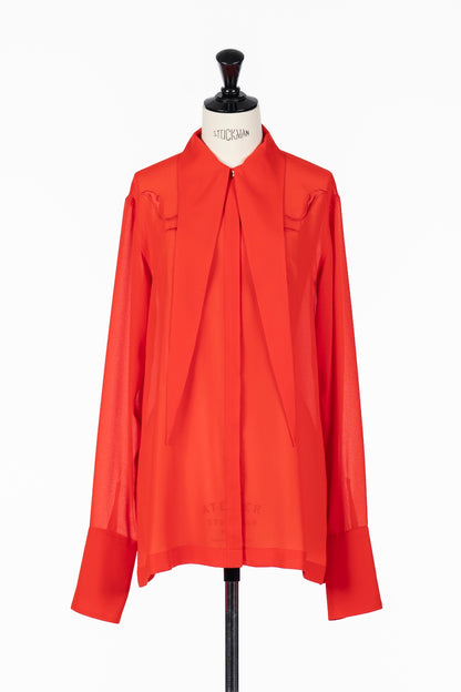 EMBROIDERED SHEER SHIRT - FETICO