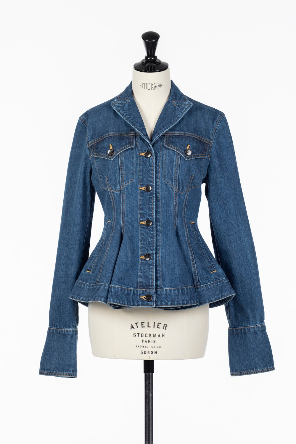 ORGANIC COTTON TAILORED DENIM JACKET - FETICO