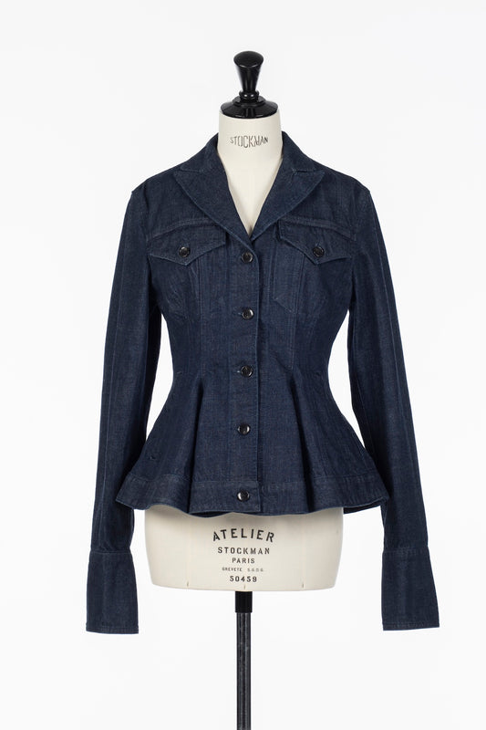 ORGANIC COTTON TAILORED DENIM JACKET - FETICO
