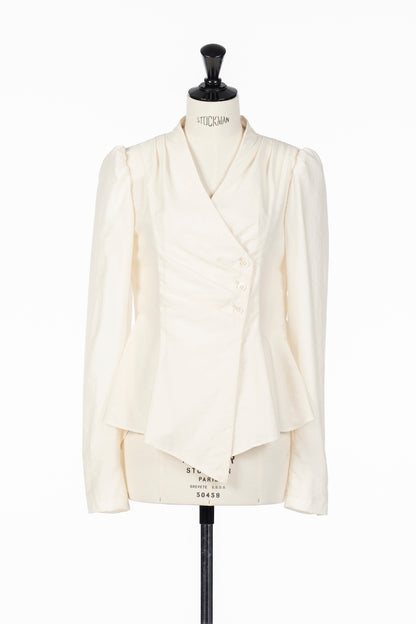DRAPED WRAP JACKET - FETICO