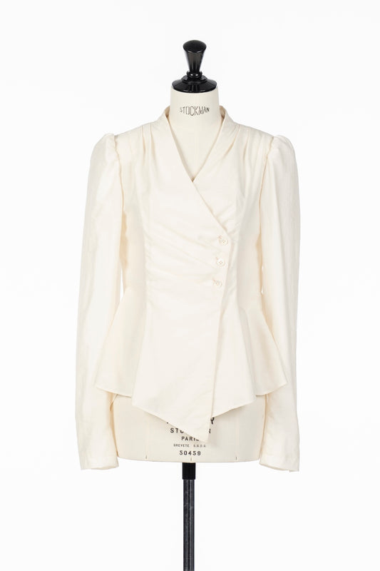 DRAPED WRAP JACKET - FETICO