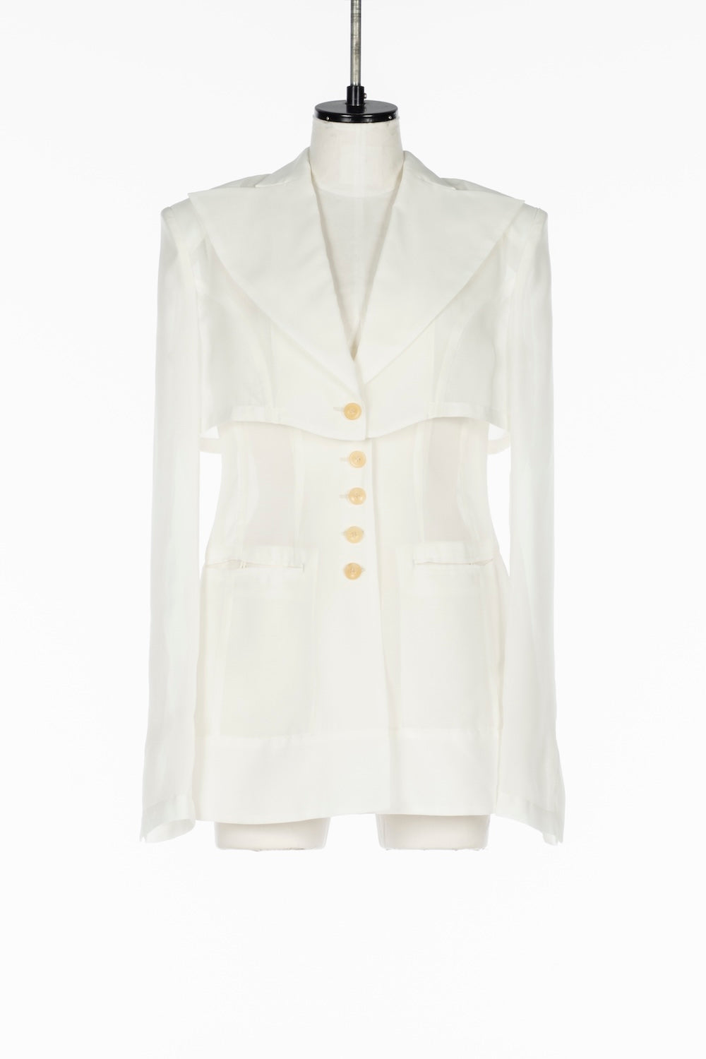 3WAY SHEER TAILORED JACKET - FETICO