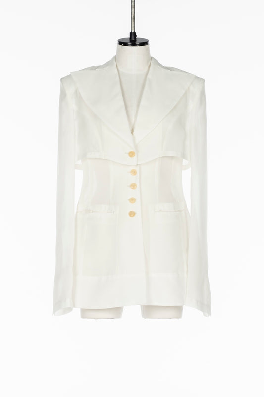 3WAY SHEER TAILORED JACKET - FETICO