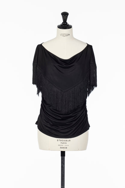 FRINGED JERSEY TOP - FETICO