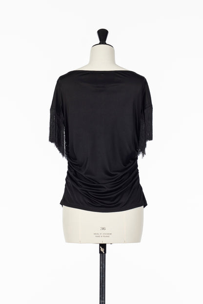 FRINGED JERSEY TOP - FETICO