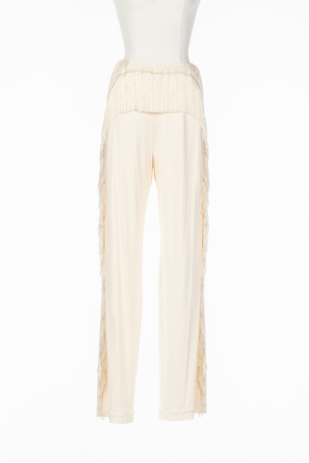 FRINGED JERSEY TROUSERS - FETICO