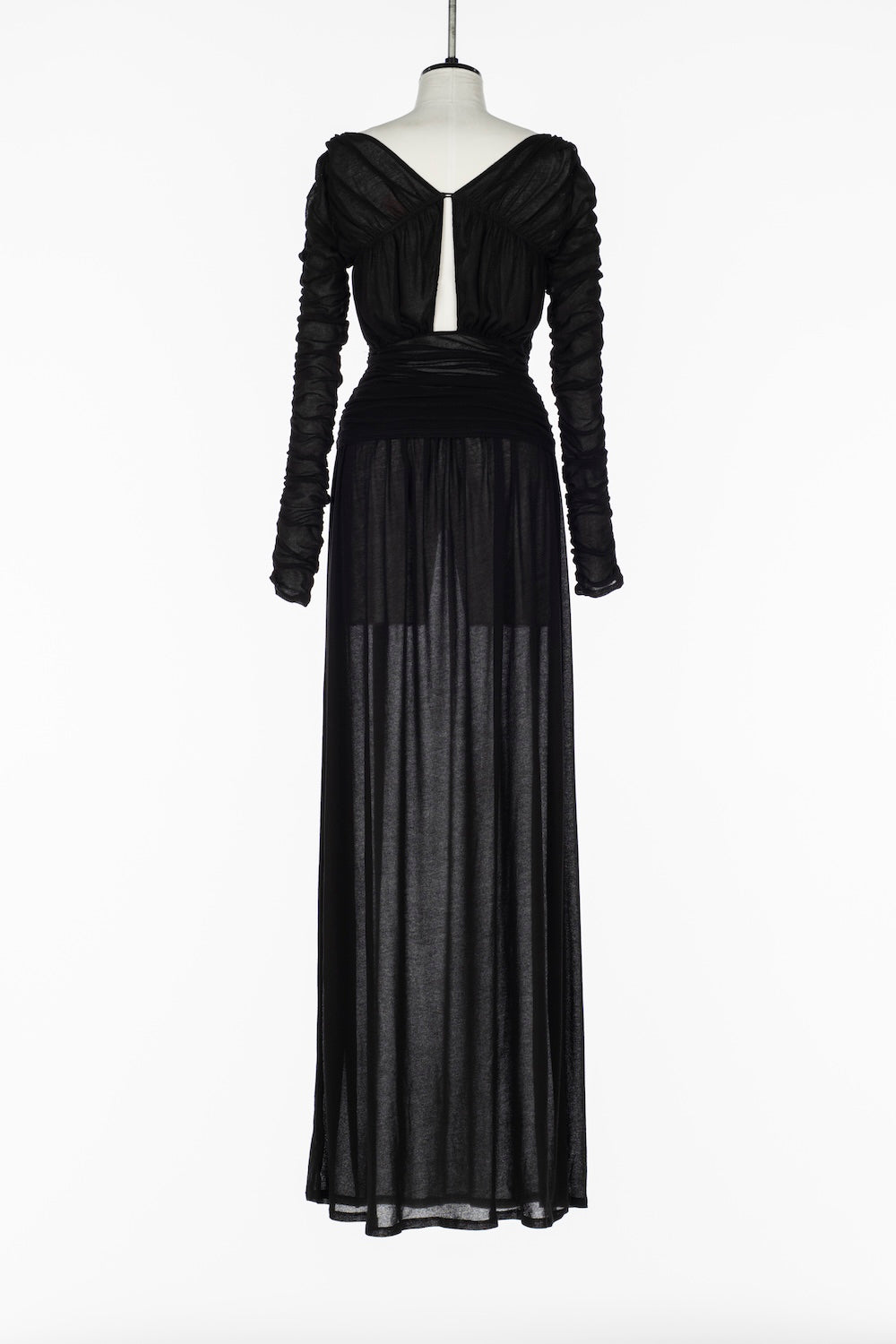 SHEER GATHERED DRESS - FETICO