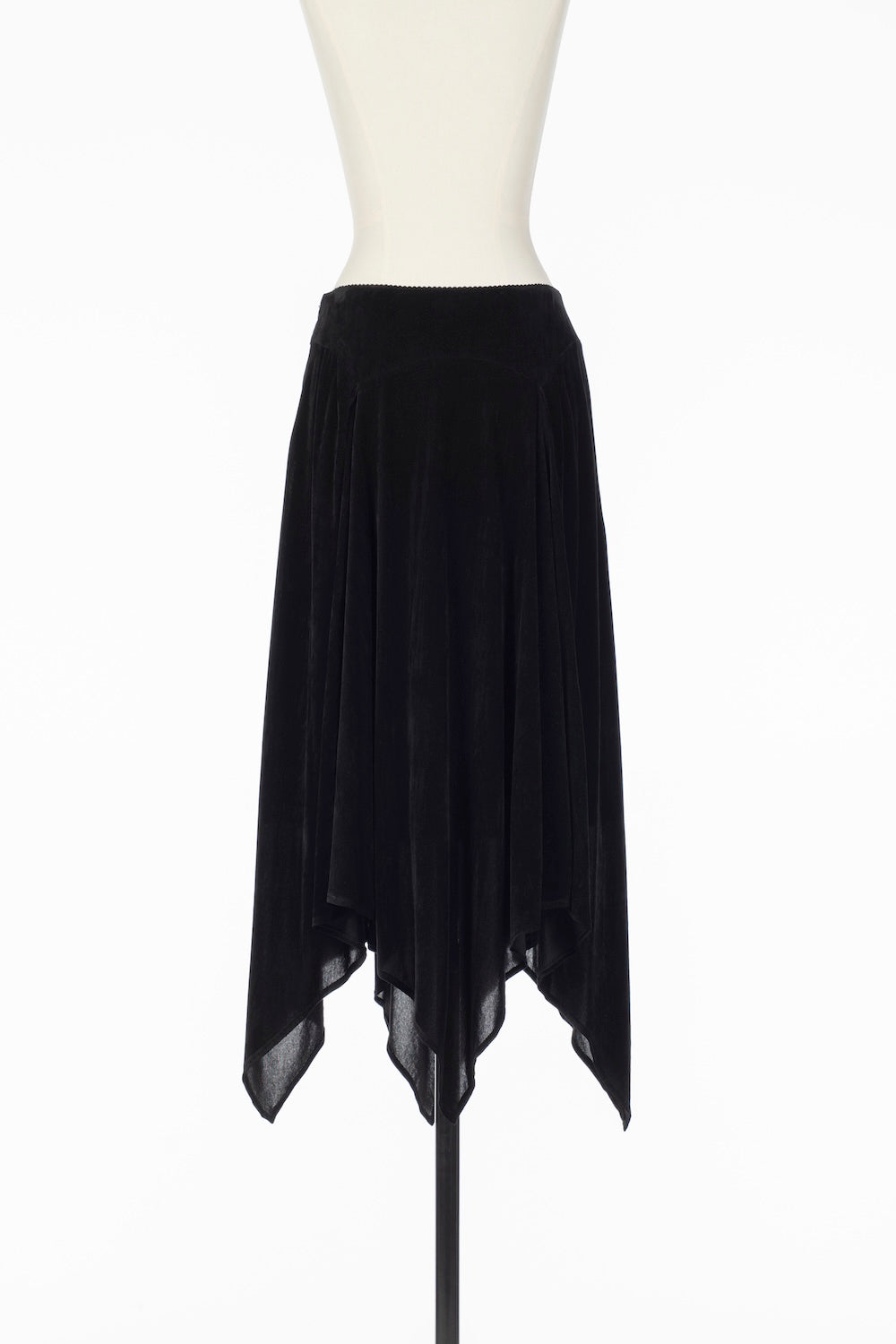 VELVET TULLE GATHERED SKIRT - FETICO