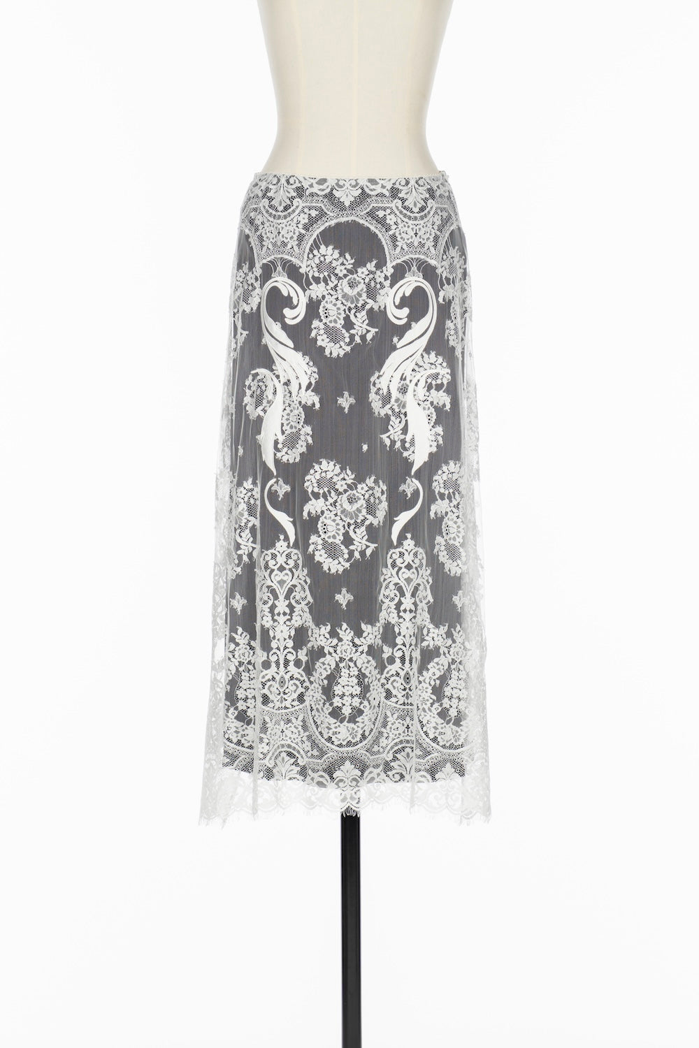 EMBROIDERED LACE SKIRT - FETICO