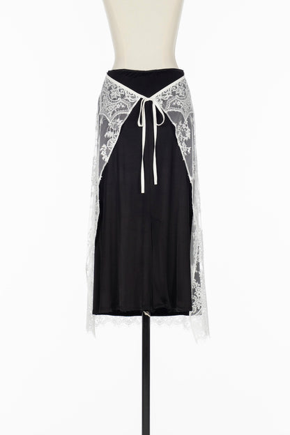 EMBROIDERED LACE SKIRT - FETICO