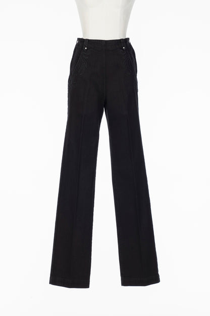 ORGANIC COTTON HIGH WAISTED JEANS - FETICO