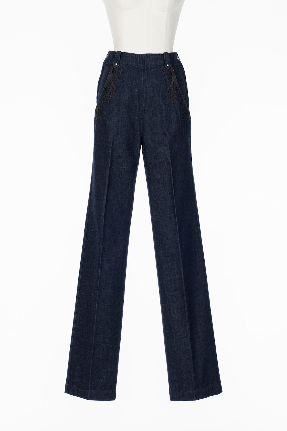 ORGANIC COTTON HIGH WAISTED JEANS - FETICO