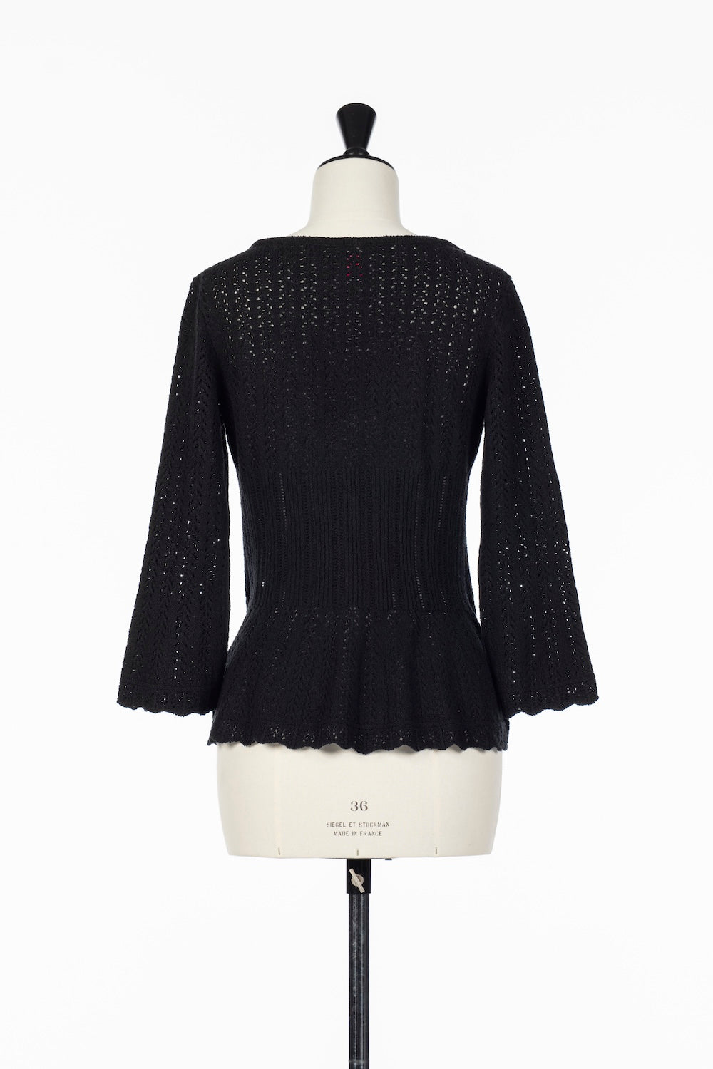 BOUCLÉ KNIT LACE CARDIGAN - FETICO