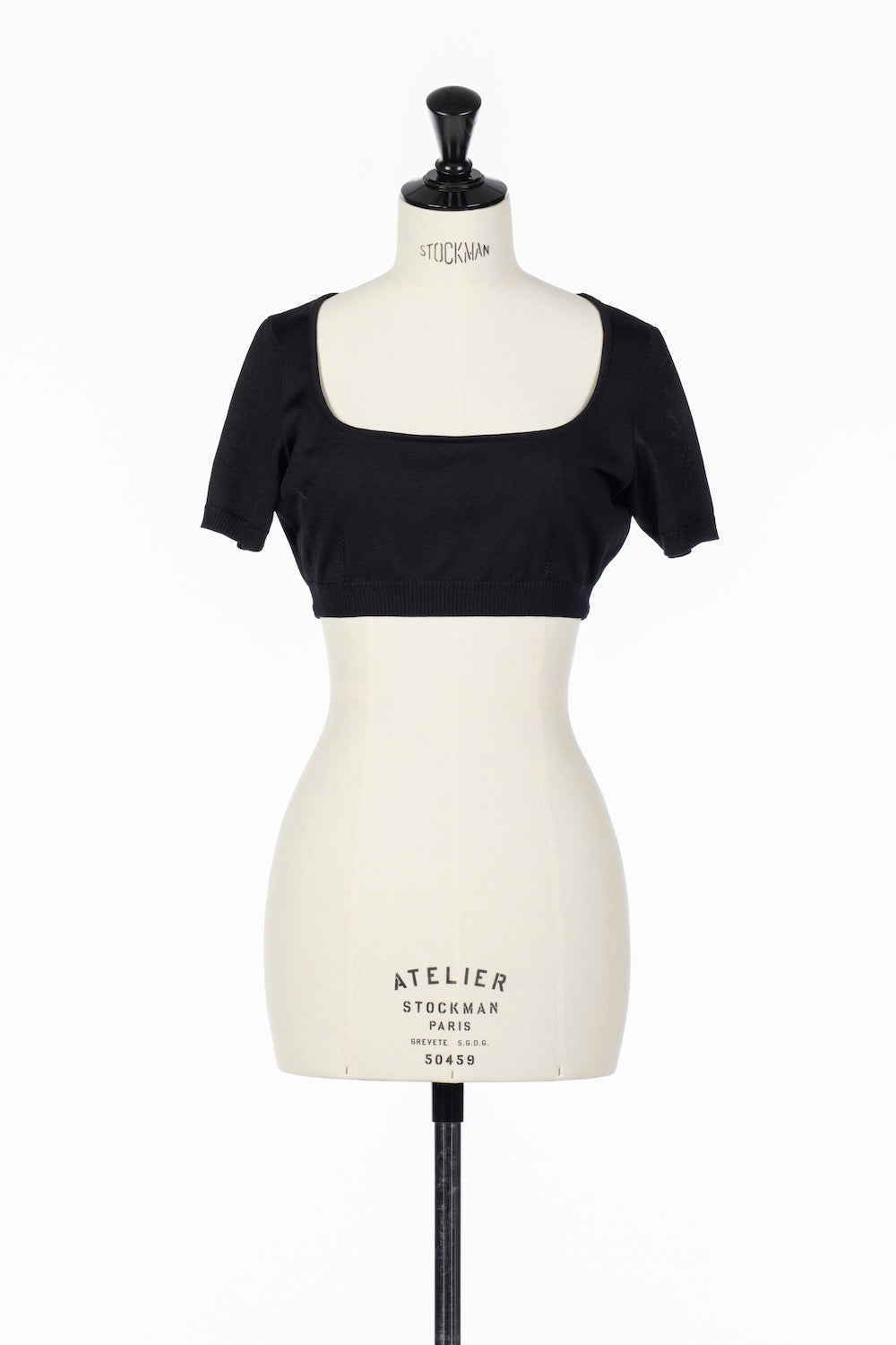 CONVERTIBLE SCOOP NECK KNIT TOP - FETICO