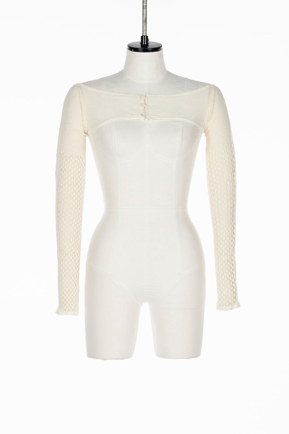 RASCHEL LACE KNIT CROPPED BOLERO - FETICO